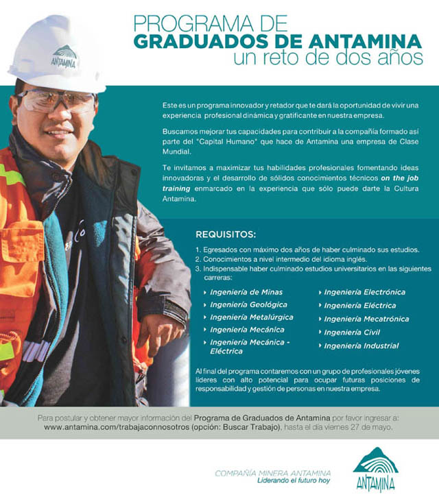 Programa de graduados Antamina
