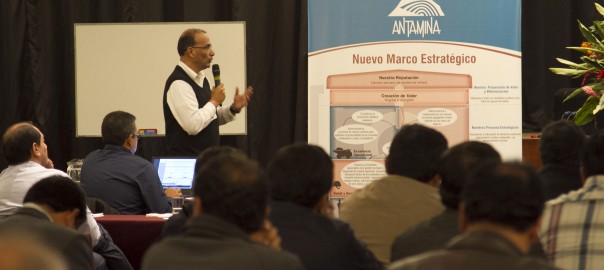 En Antamina, este nuevo esquema del nuevo Marco Estratégico sigue un proceso “causativo” con 4 dimensiones