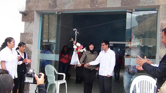 Inauguración de centro de salud