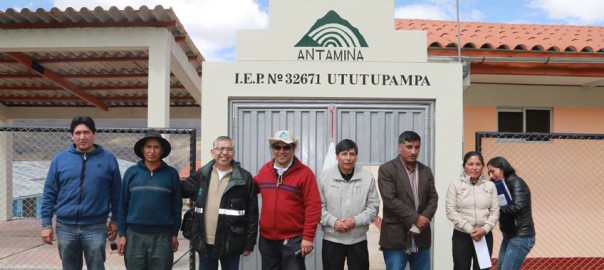La Institución Educativa N° 32671 ahora cuenta con modernos ambientes para una enseñanza de calidad gracias a Antamina