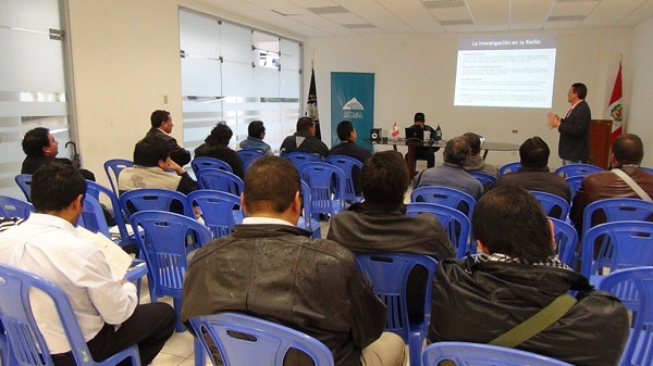Huari: Taller de prensa para periodistas