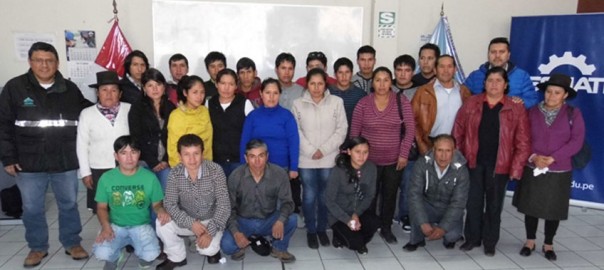 Capacitacion de jóvenes de San Marcos