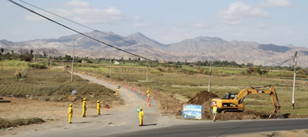 Trabajos nuevo camino Puerto Huarmey