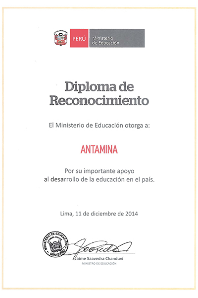 Diploma-reconocimiento-MINEDU-Antamina