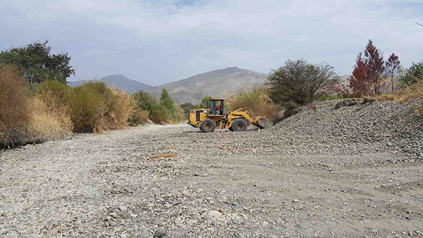 Antamina apoya trabajos de prevención en el río Huarmey por el fenómeno