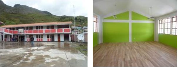 1.Mejoramiento y ampliación de colegios en Huari, Áncash