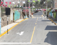 Construcción de nuevas pistas y Veredas en el distrito de Colquioc