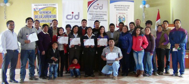 Ceremonia de premiación del proyecto “Haz realidad tu negocio”.