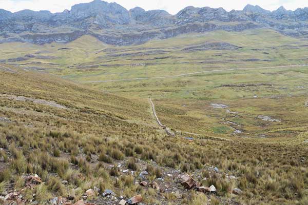 tupac-amaru-llata-tierras Antamina no desarrolla operaciones en terrenos de Llata.