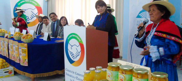 Antamina apoyando lanzamiento del III Festival del Melocotón de Raquia.