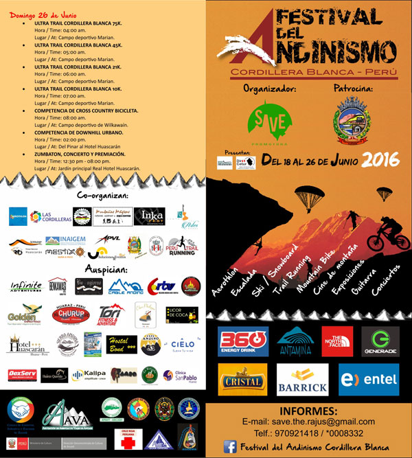 Cronograma de actividades del domingo 26 de Junio.