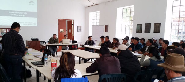 Antamina presentando propuestas de desarrollo para huaripampa.