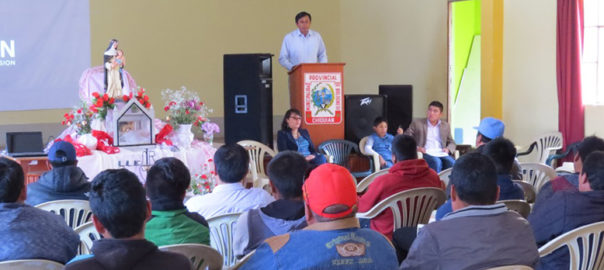 El programa financiado por Antamina y la Municipalidad de Bolognesi organiza programa de fortalecimiento.
