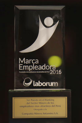 Antamina está en el primer puesto en Ranking del Sector Minero.
