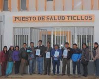 Antamina apoyó el proyecto “Mejoramiento de los servicios de salud del puesto de salud del distrito de Ticllos".