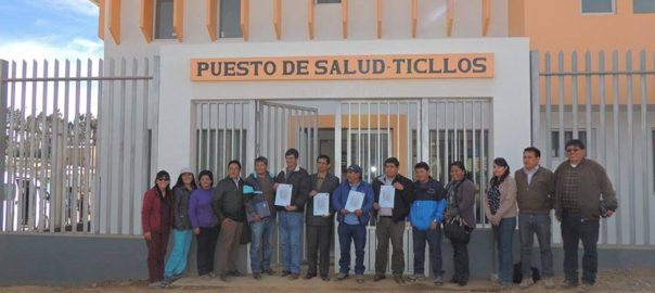 Antamina apoyó el proyecto “Mejoramiento de los servicios de salud del puesto de salud del distrito de Ticllos".