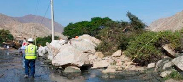 Trabajos de Provías afectan mineroducto