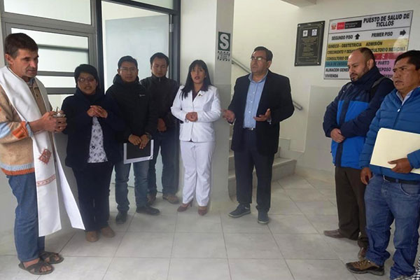 Obras por Impuestos: puesto de salud del distrito de Ticllos - Bolognesi