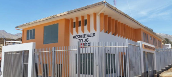 Obras por impuestos para Bolognesi: puesto de salud del distrito de Ticllos - Bolognesi