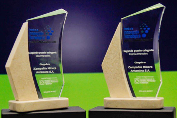 Innovación tecnológica de Antamina orientada a la seguridad industrial es premiada 