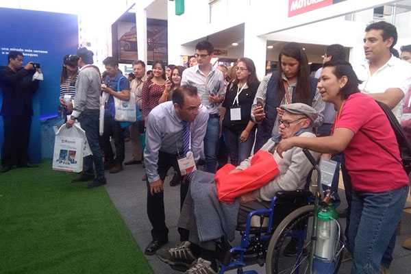 PERUMIN 2017: visitantes del stand de Antamina