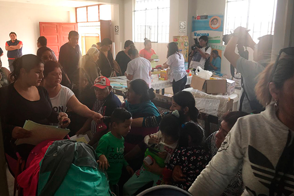 Campaña de salud se realizó en el distrito de Huarmey impulsada por Antamina y la Microred de Salud.