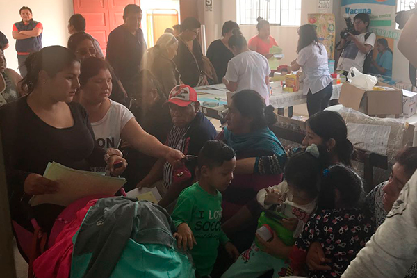 Campaña de salud se realizó en el distrito de Huarmey impulsada por Antamina y la Microred de Salud.