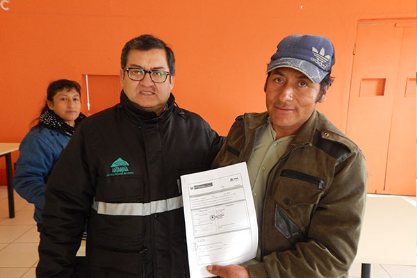 Uso del agua: 24 Comités de regantes cuentan con autorizaciones para el uso del agua en San Marcos 