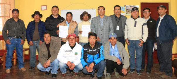 Obras por Impuestos: Sistema de riego beneficiará a 227 familias en en Llacuash y 120 familias de Ututupampa