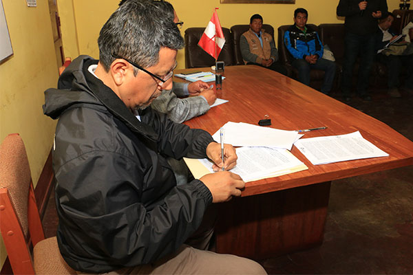 Obras por Impuestos: Sistema de riego beneficiará a 227 familias en en Llacuash y 120 familias de Ututupampa