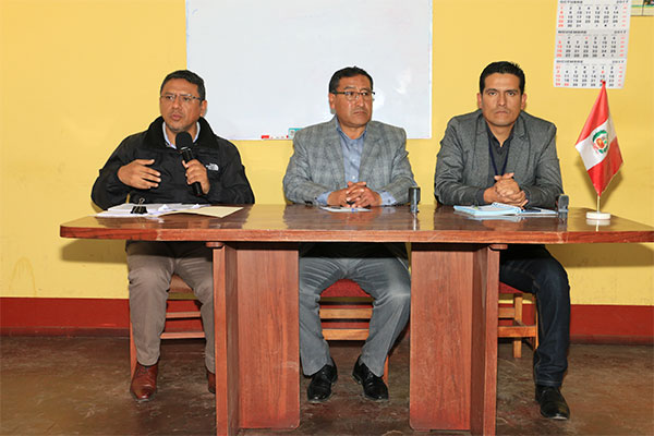 Obras por Impuestos: Sistema de riego beneficiará a 227 familias en en Llacuash y 120 familias de Ututupampa