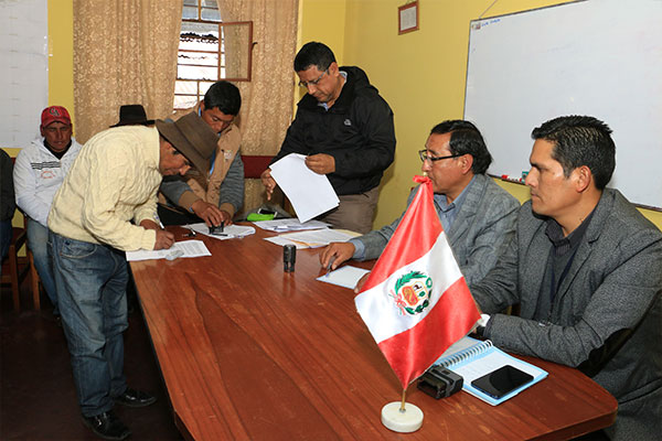 Obras por Impuestos: Sistema de riego beneficiará a 227 familias en en Llacuash y 120 familias de Ututupampa