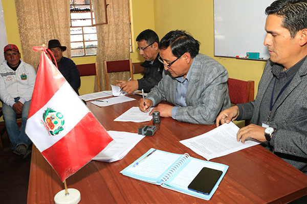 Obras por Impuestos: Sistema de riego beneficiará a 227 familias en en Llacuash y 120 familias de Ututupampa