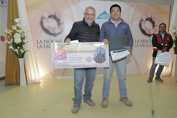Antamina celebra La Noche de la Excelencia que reconoce la mejora continua, la innovación y el mejor desempeño.