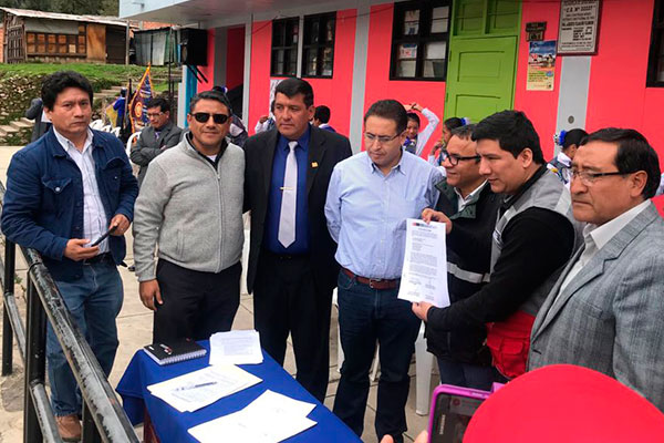 Obras por impuestos: Se entregó terreno para el mejoramiento de la I.E Virgen de Fátima