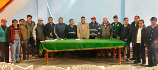 Desarrollo sostenible: se inician estudios de pre inversión para el proyecto de Riego Yacupashtag y Yanacancha.
