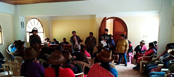 Gestión del Agua: El Comité de usuarios del agua de Ishpag Quishu en San Marcos obtuvieron licencia de uso de agua