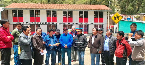 Se realiza la entrega de terreno para la construcción del Puente San Juan en Huallanca