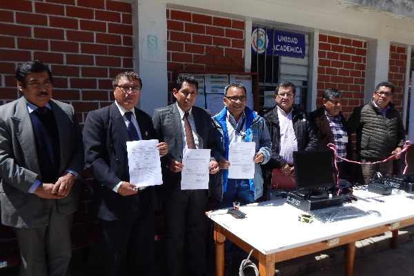 Educación: Antamina realizó la donación de 15 computadoras para el Instituto Superior Tecnológico de San Marcos
