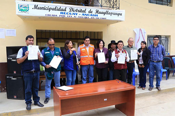 Obras por Impuestos: Proyecto de riego beneficiará a 89 productores de Huayllapampa 