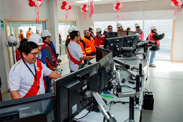 Excelencia minera: Se realizó con éxito la inauguración del edificio de gestión y control Flota Mina DISPATCH