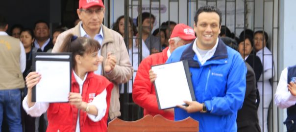 Obras por impuestos: firma de convenio de inversión pública Minsa Antamina