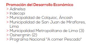 Buenas Prácticas en Gestión Pública 2018: Municipalidad Distrital de Colquioc, reconocida en la categoría de Promoción del Desarrollo Económico