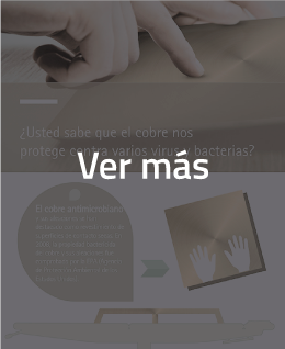 cobre protección virus y bacterias 