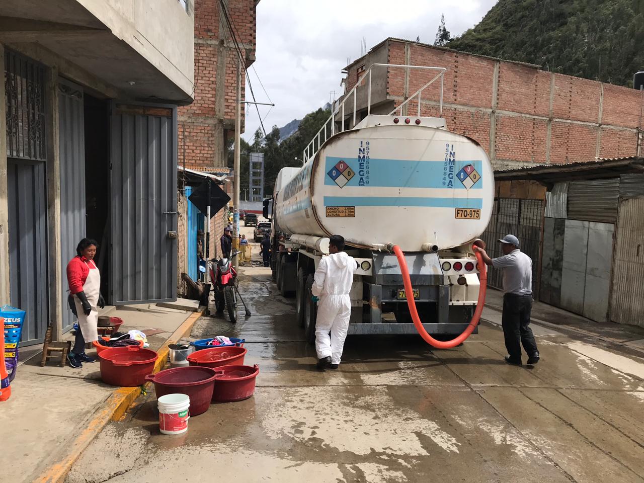 Abastecimiento de agua potable en San Marcos