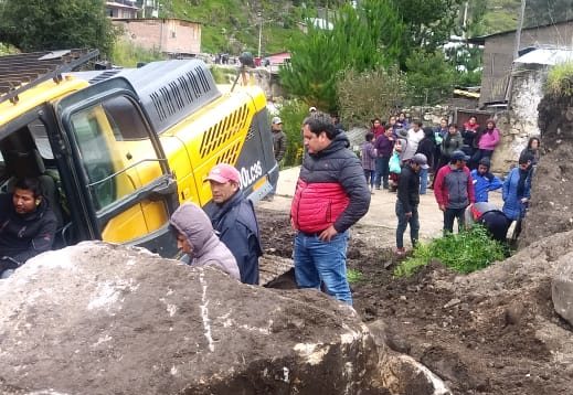 Restableció el tránsito hacia Huallanca en Bolognesi