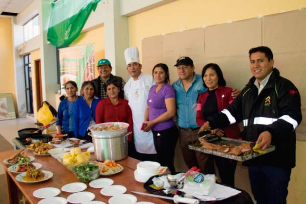 Taller gastronómico a base de carne de cuy en el distrito de Antonio Raymondi 