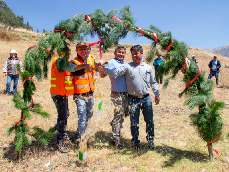 Huaripampa nuevo reservorio en Hongop Huaripampa nuevo reservorio en Hongop