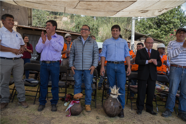 Obras por impuestos: construcción de pistas y veredas Obras por impuestos inicia construcción de pistas y veredas que favorecerá a comunidad de Huaripampa