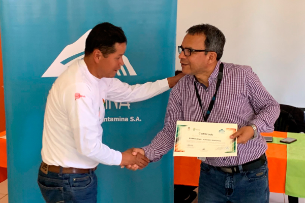Las capacitaciones han ayudado a cientos de jóvenes a tener la experiencia de trabajar en el Campamento Minero Antamina.